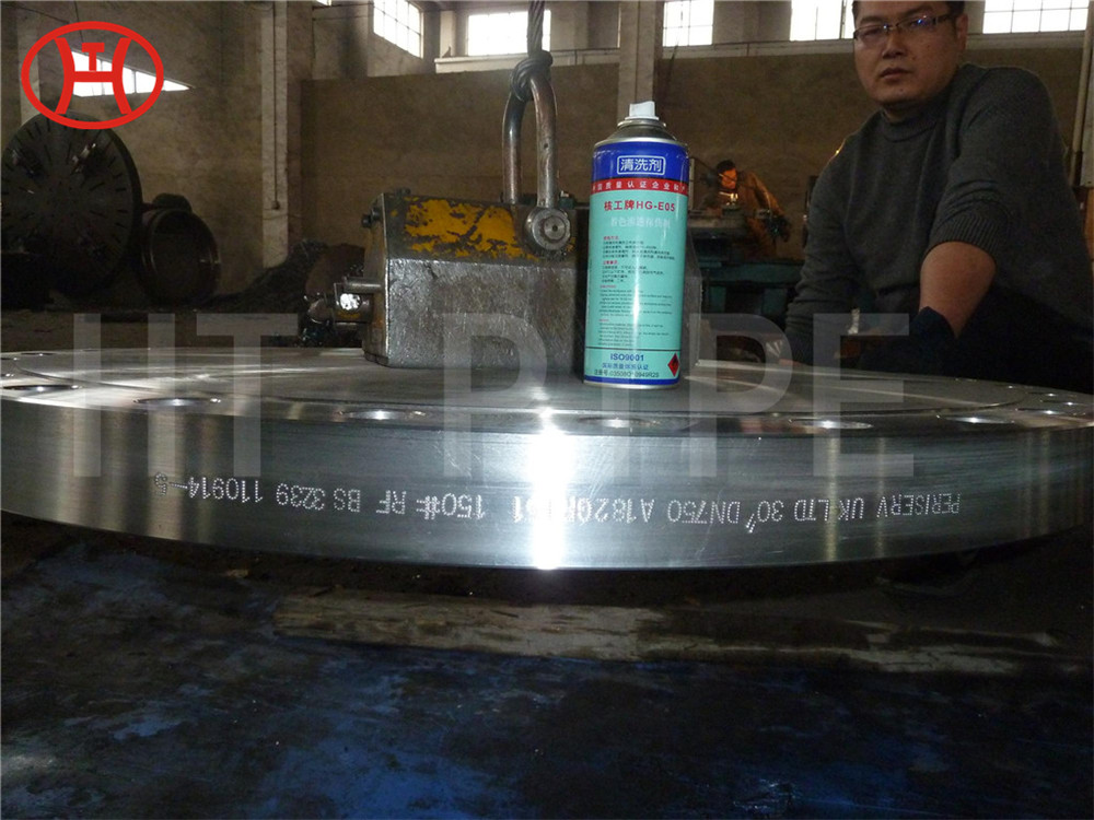Duplex Steel Large Diameter Steel Flange Cleaning Product Pictures