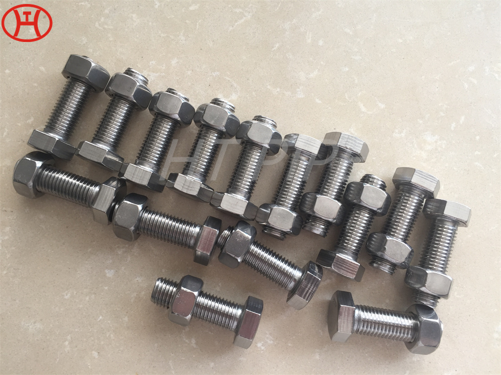 Hot Sale Nickel Alloy Fasteners hex bolt Hex Bolt Full Threaded Bolt A194 2H hex bolt alloy bolt