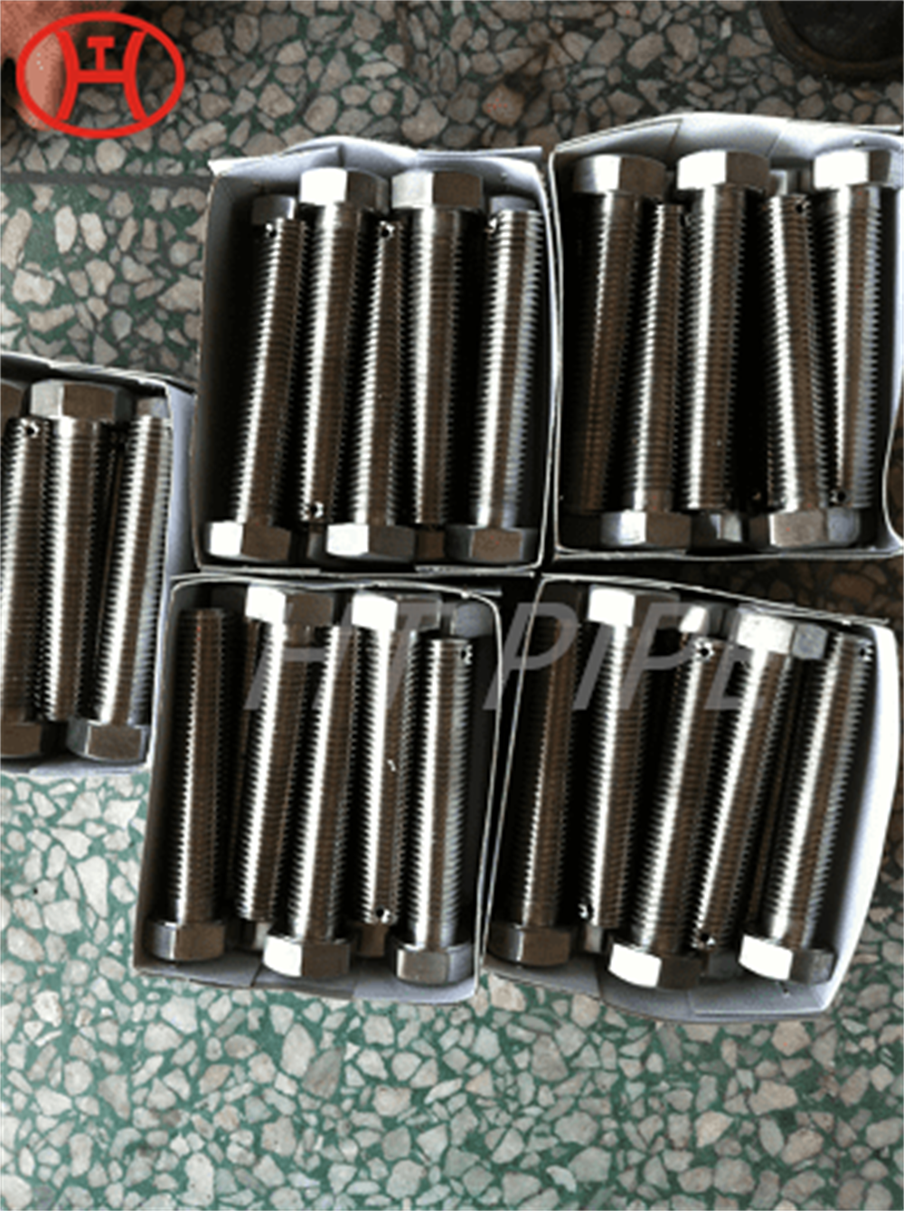 Inconel 600 Alloy 600 full threaded hex bolt DIN933