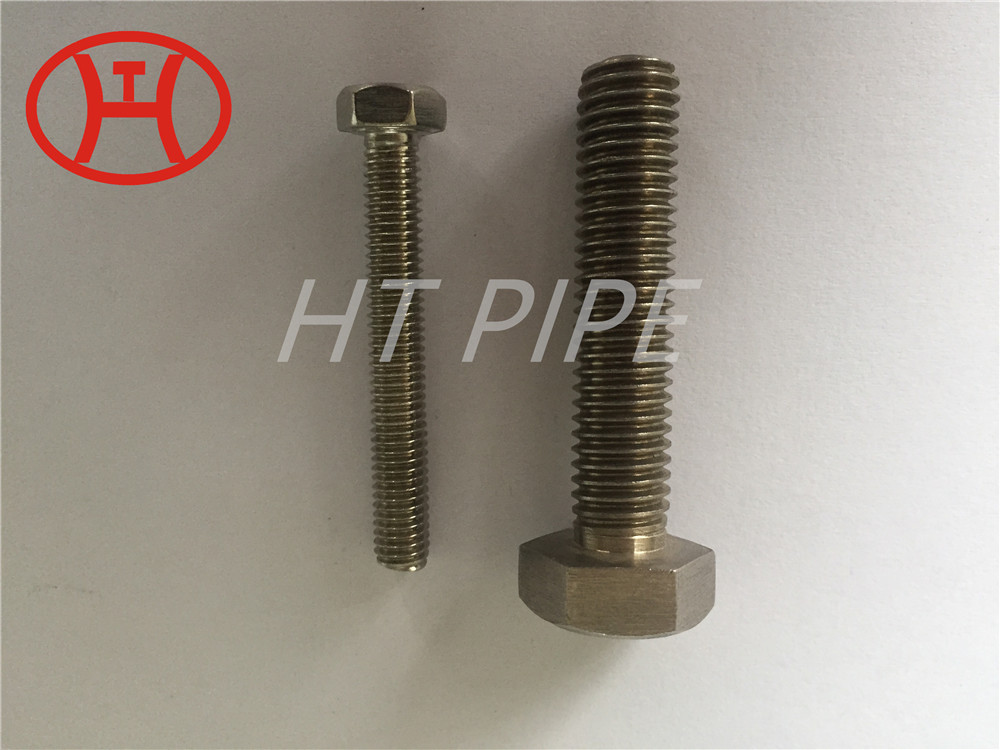 Inconel 625 nickel alloy hex bolt DIN933 DIN931