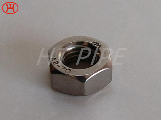 M4-M64 HEX NUT DIN934 Pabrikan Inconel 718 N07718 Hex Nuts