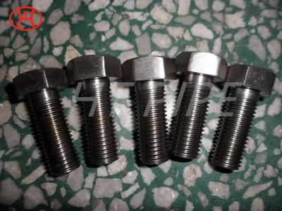 Nickel Alloy W.NR.1.4876 Alloy 800 Incoloy 800 Hex Bolt sesuai DIN933 ASME B18.2.1