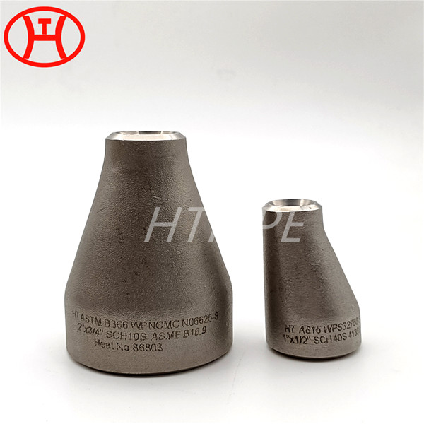 Nickel alloy alloy 625 UNS N06625 concentric reducer eccentric reducer ASTM ASME SB 366 fittings