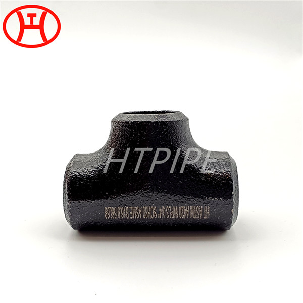 carbon steel WPB fittings stright tees equal tees for manufacturing hot rolled ASTM ASME SA 234 pipe adapter