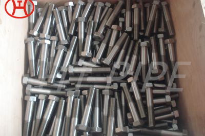 flange bolthex head boltshigh tensile hex bolts Stainless Steel N08367 Hex bolts with partial thread PTFE  DIN931