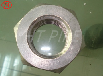 hot sale hex nut DIN934 supplier Inconel 718 N07718 hex nuts