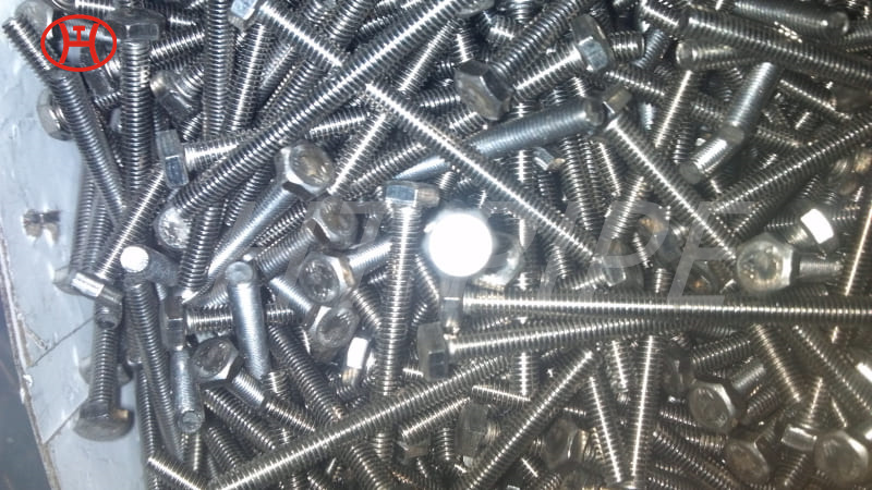 special steel Alloy 20 full thread DIN931 933 hex bolt