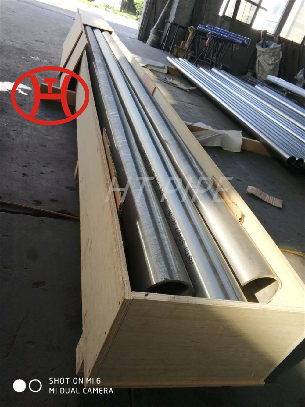 stainless steel pipe ASTM A269 F44 S31254 Seamless Pipe in stock