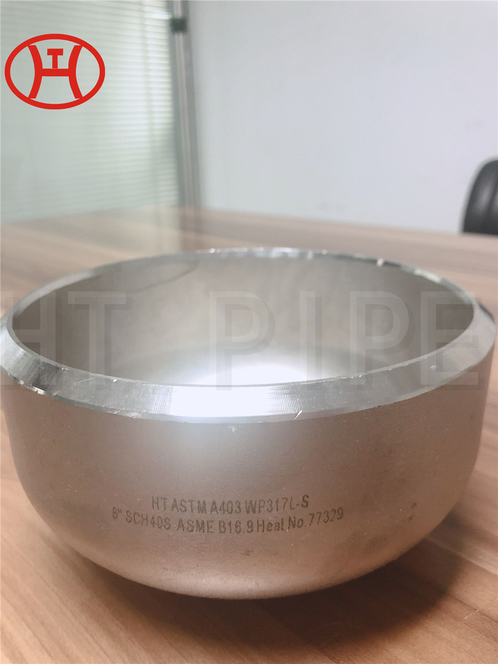 ASME B16.9 Butt Welding Stainless Steel Fittings Cap