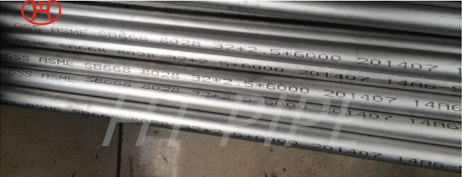 ASME SB668 8028 pipes welded and seamless tubes