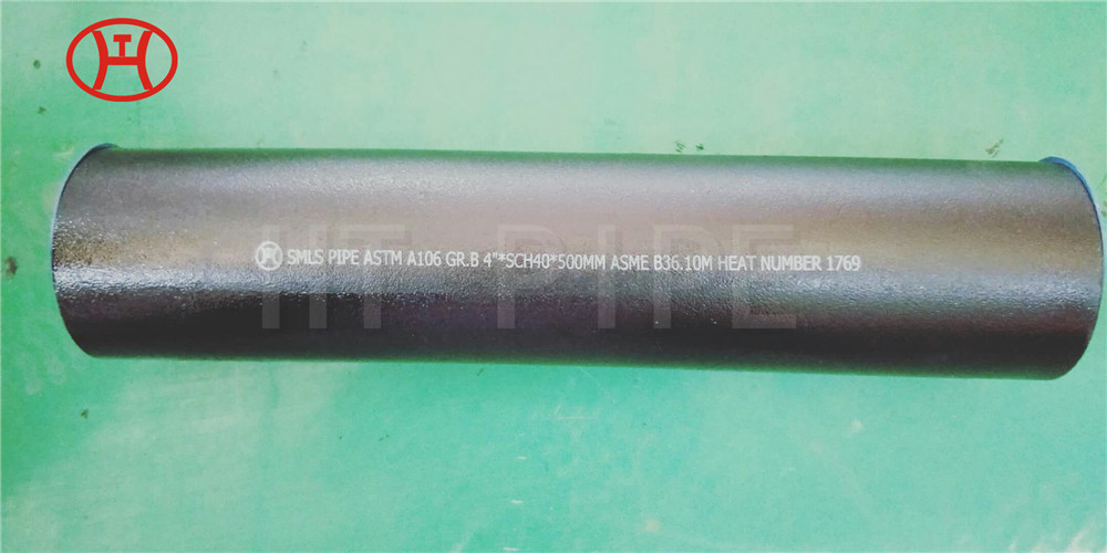 ASTM A106 GR.B 500mm ASME B36.10M Seamless Pipe Tube