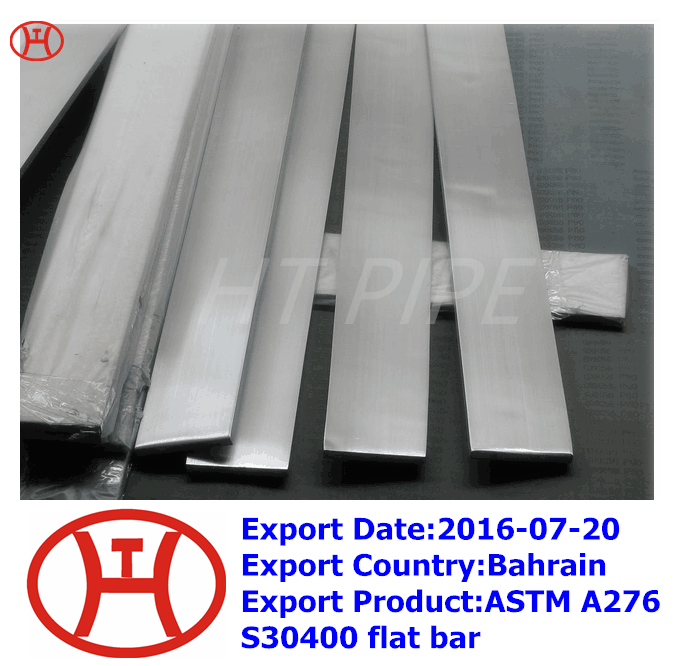 ASTM A276 S30400 1.4301 flat bar