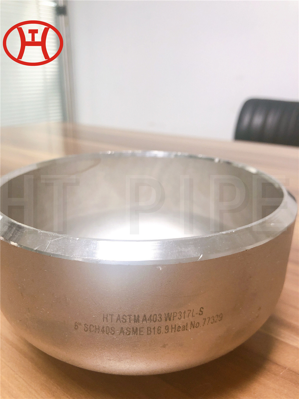 ASTM A403 WP317 Stainless Steel B16.9 Fitting Cap