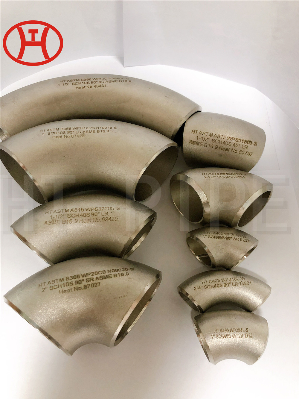 ASTM B366 WPH C276 N10276 90¡ã LR ASME B16.9 Elbows