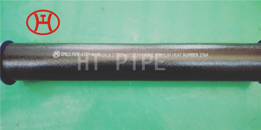 Carbon steel pipe SMLS A106 Gr.B