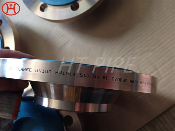 Cu 90 Ni 10 steel flange for reducer customized