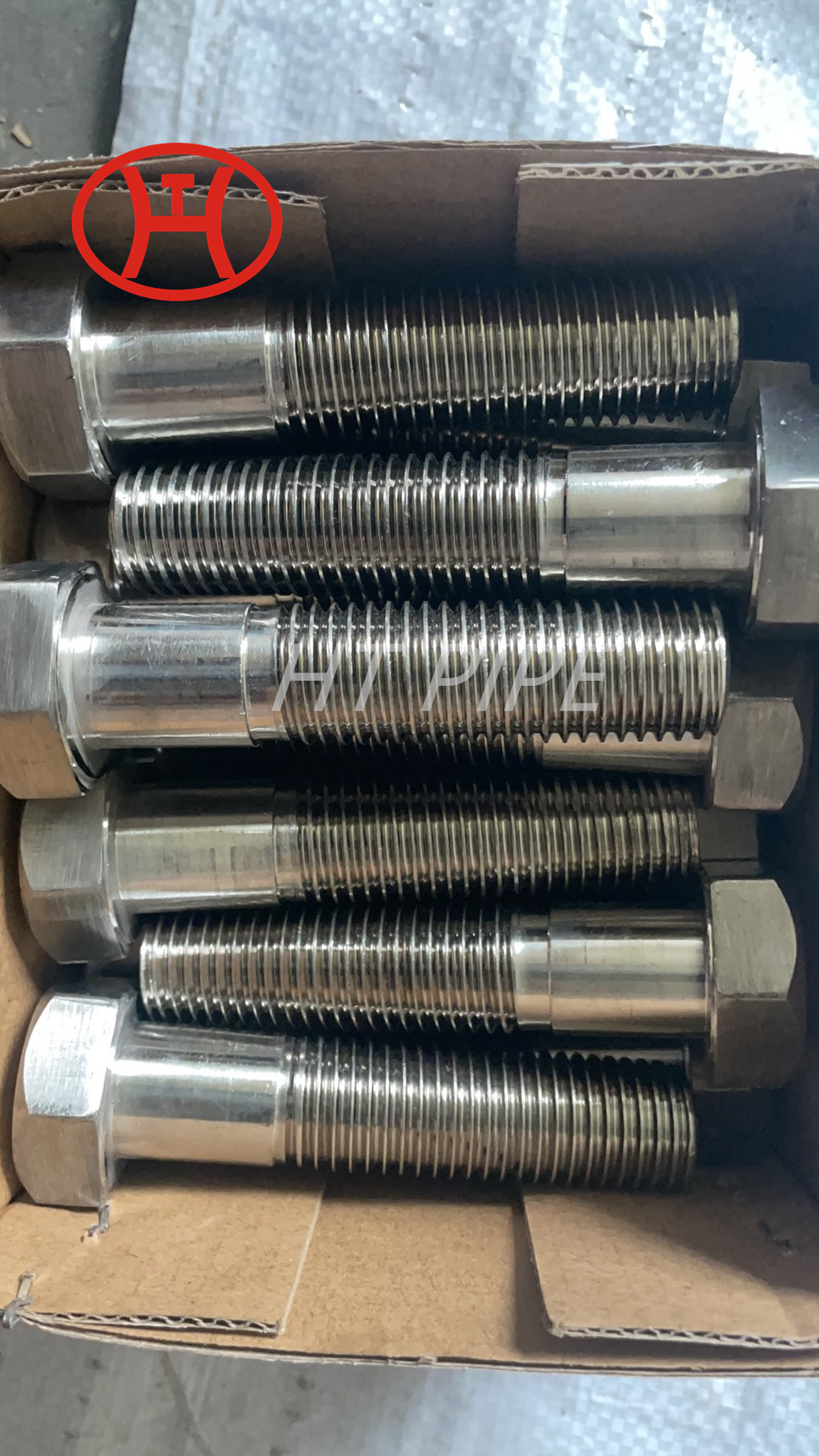 Duplex Stainless Steel S32760 hex bolt partial half thread DIN931