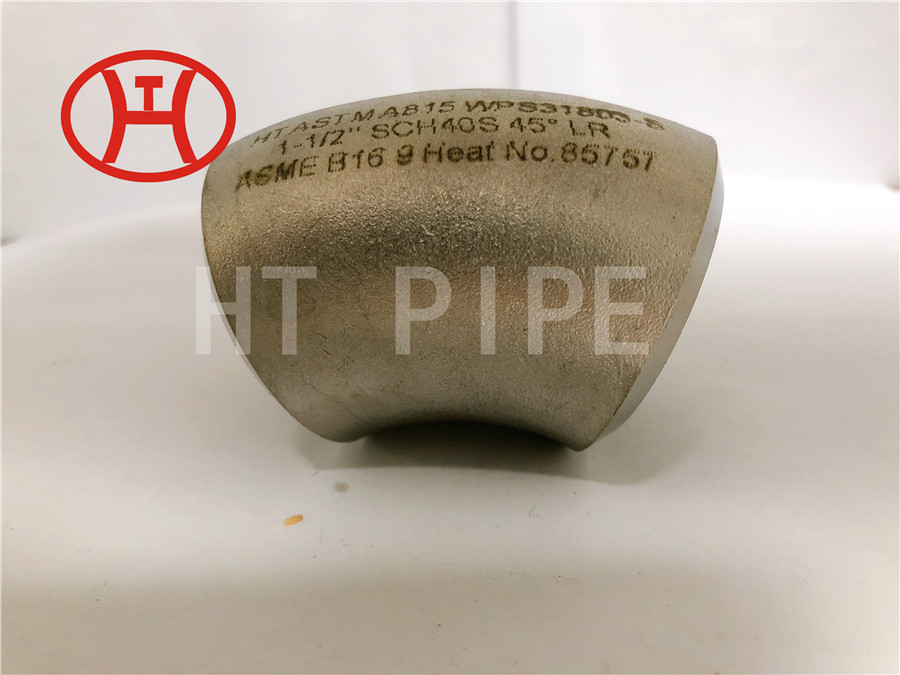 Duplex steel elbow 45 degree elbow S31803 elbow