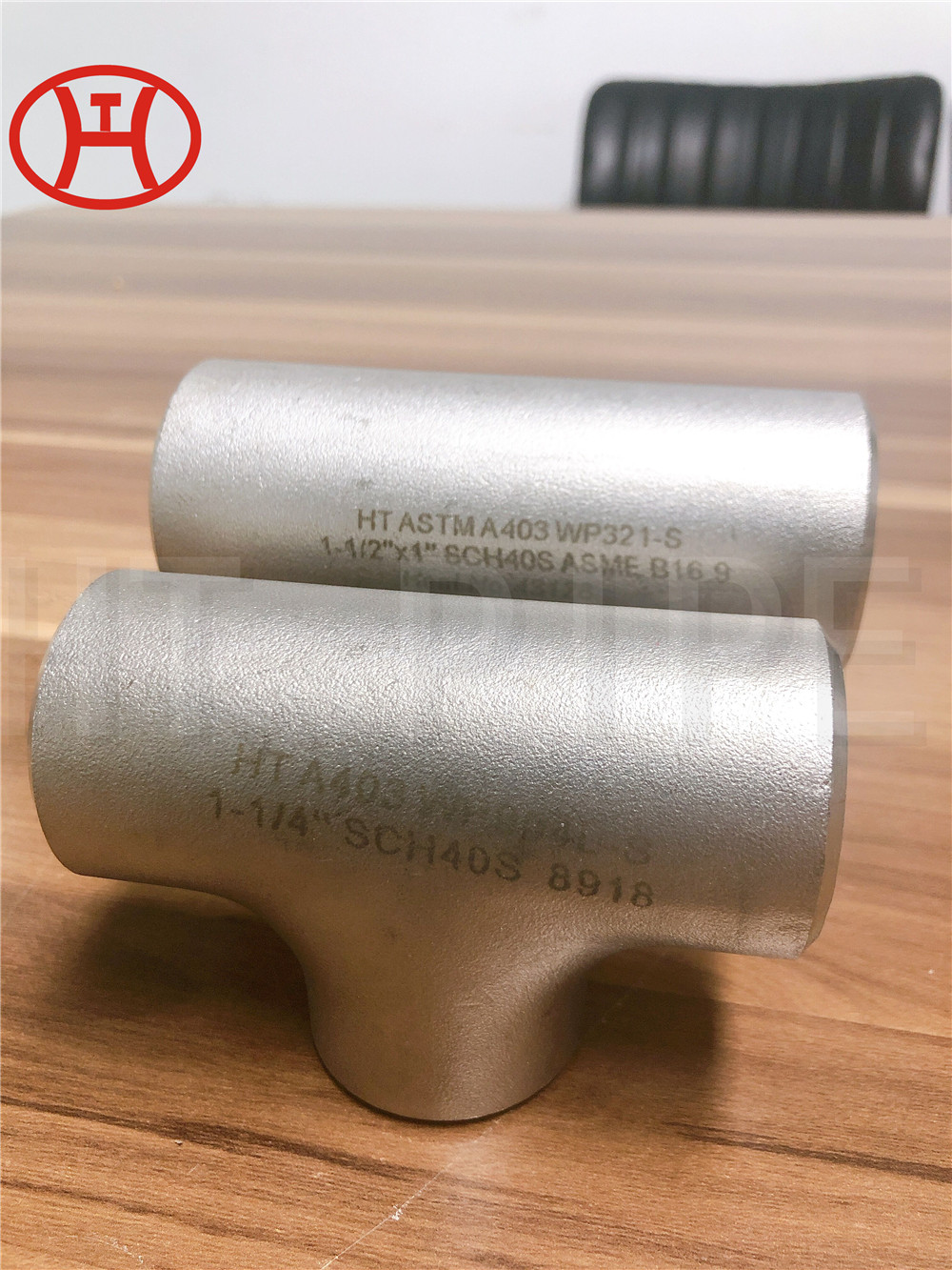 Fittings Stainless Steel A403 WP321 ASME B16.9 Reducing Tees