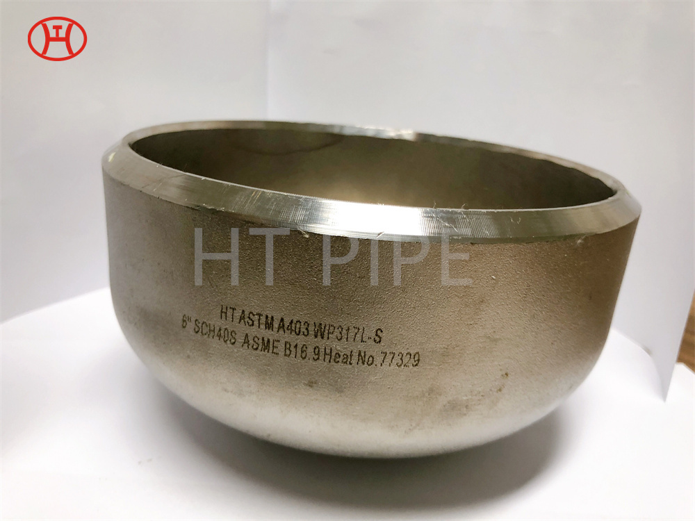 HT ASTM A403WP317L-S 6” SCH40S ASME B16.9 Heat No.77329