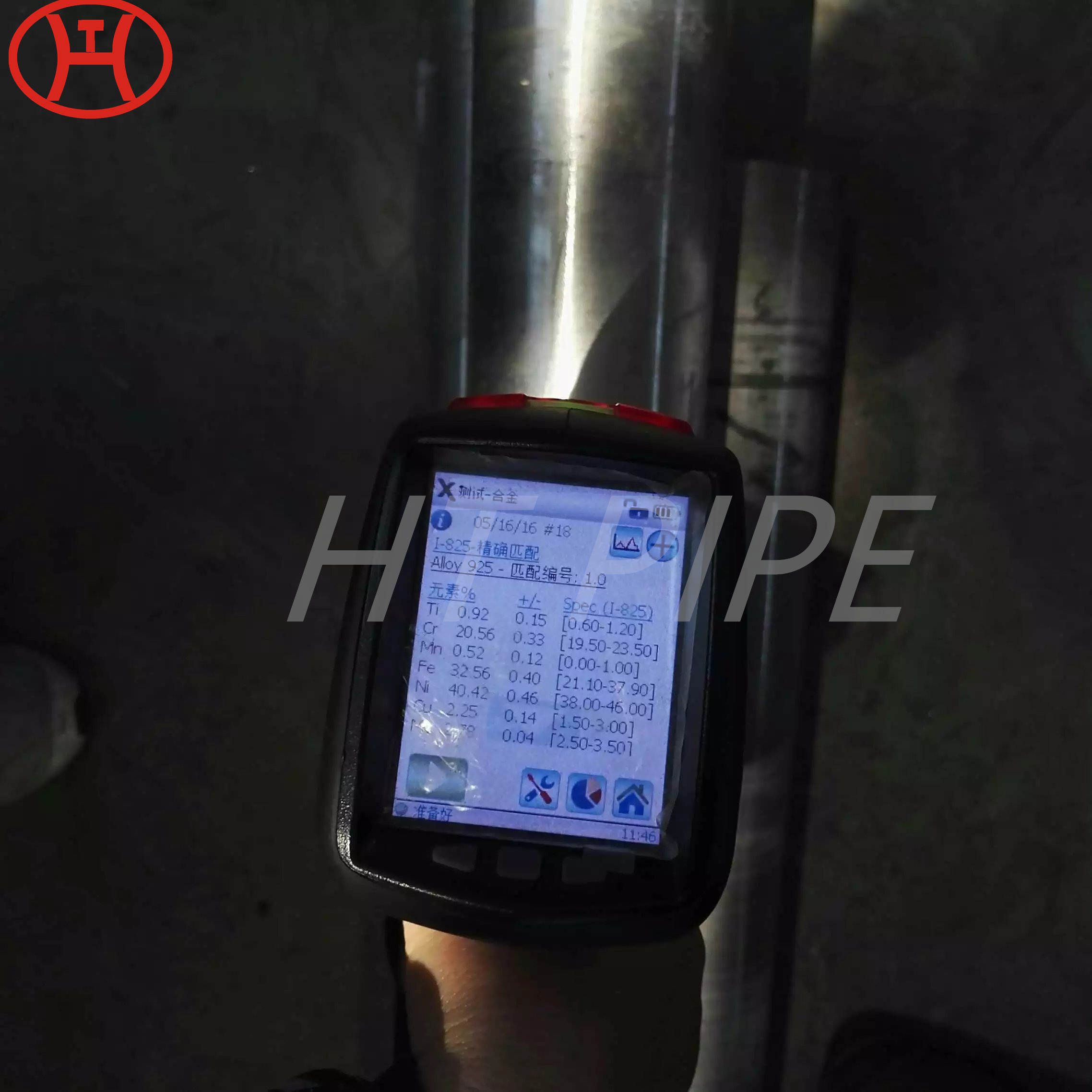 Incoloy 800 N08800 Pipe Spulen Super Austenitic Edelstahl Stähle
