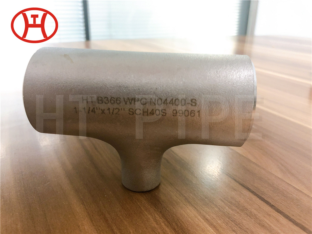 Nickel Alloy WPC N04400 ASTM B366 ASME B16.9 Reducing Tees