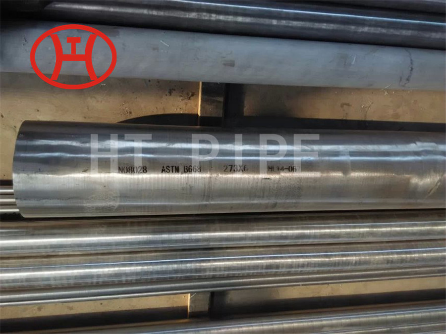 Nickel alloy pipe alloy 8028 pipe N08028 pipe ASTM B688