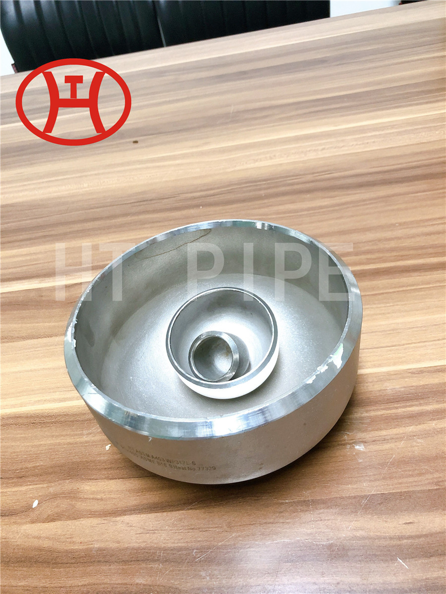 Nickel alloy pipe fittings cap ASTM B366 nickel alloy cap