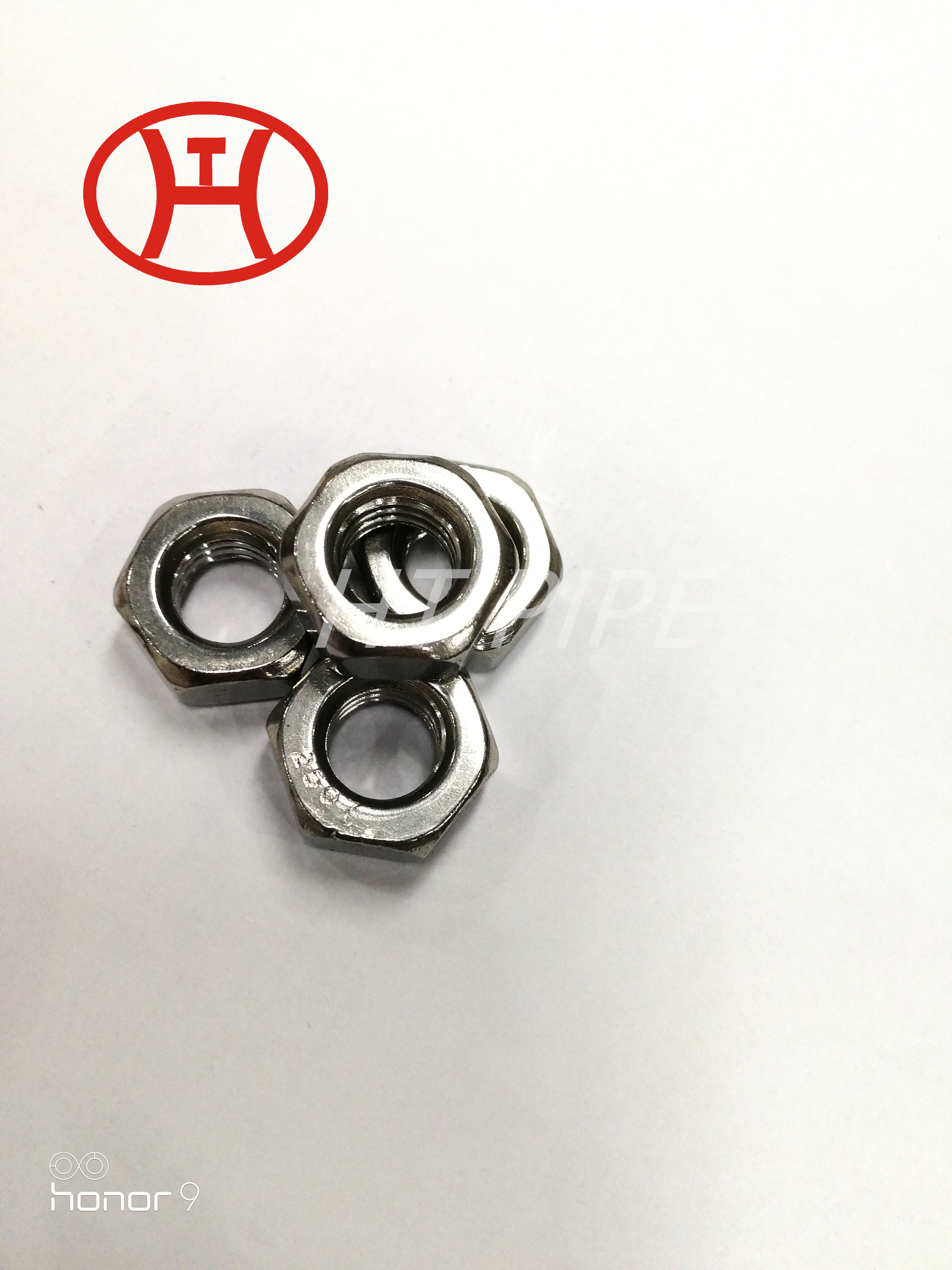 Special nickel alloy Monel K500 UNS N05500 2.4375 hex nut ASME B18.2.2