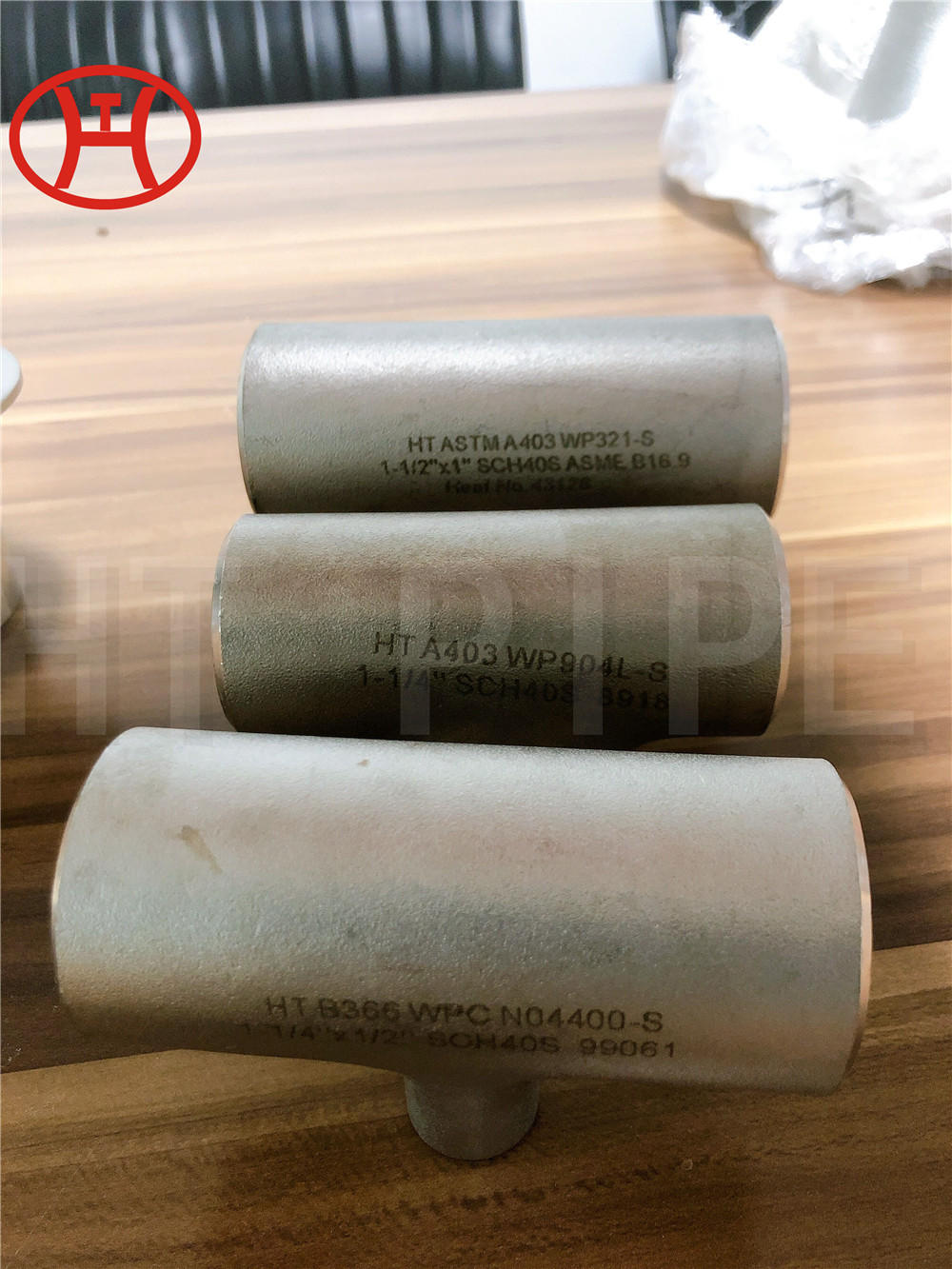 Stainless Steel WP321 WP904L ASME B16.9 Reducing Tees