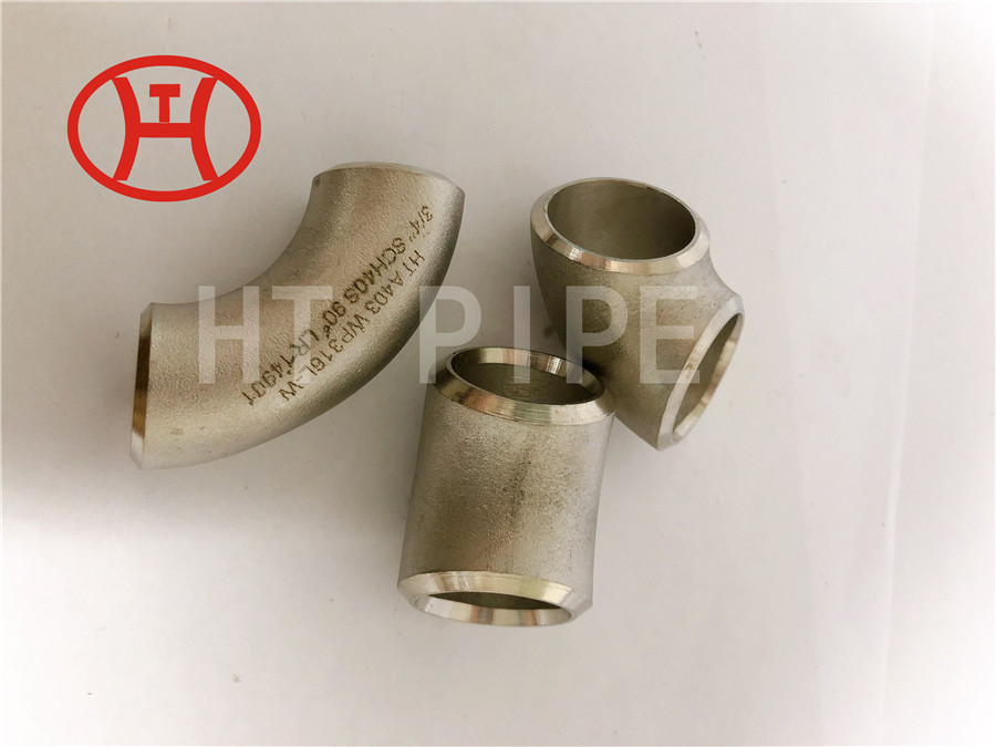 Stainless steel elbow A403 WP316L elbow LR