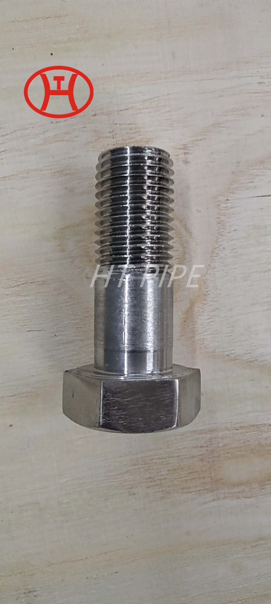 Super Duplex stainless steel S32750 1.4410 F53 full thread hex bolt DIN933