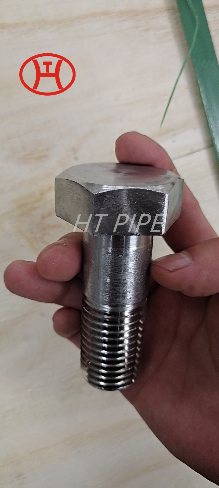 Super Duplex stainless steel S32750 1.4410 F53 hex bolt partial half thread DIN931