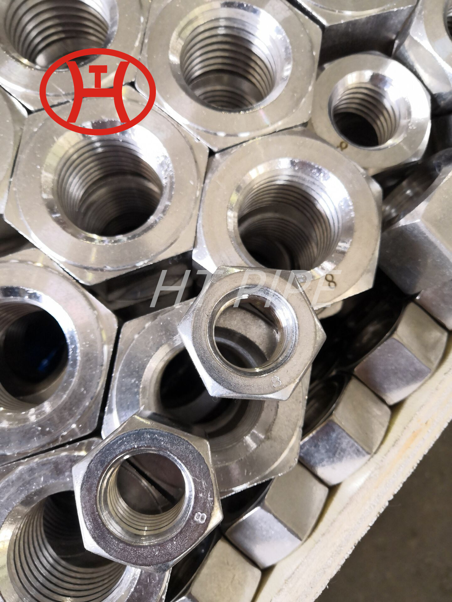 Super Duplex stainless steel S32750 1.4410 F53 hex nut DIN934