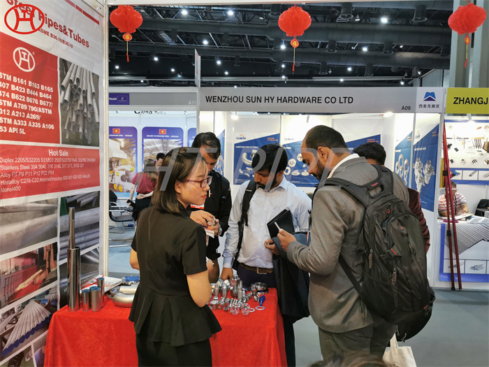 The exhibition of Zhengzhou Huitong Inconel 718 SO flanges