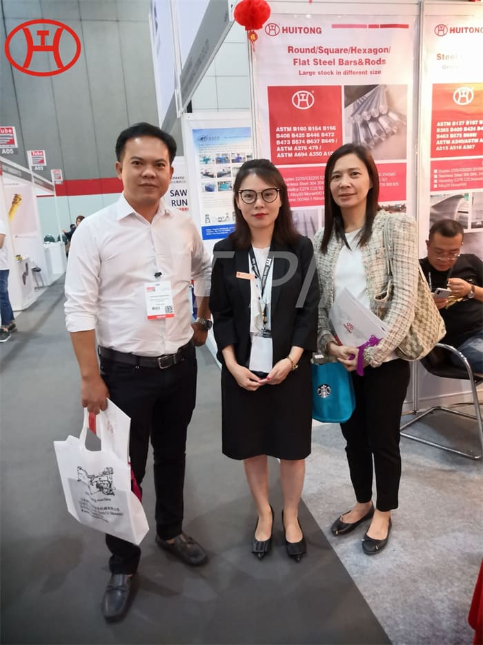 The exhibition of Zhengzhou Huitong nickel alloy forged fittings thread elbow