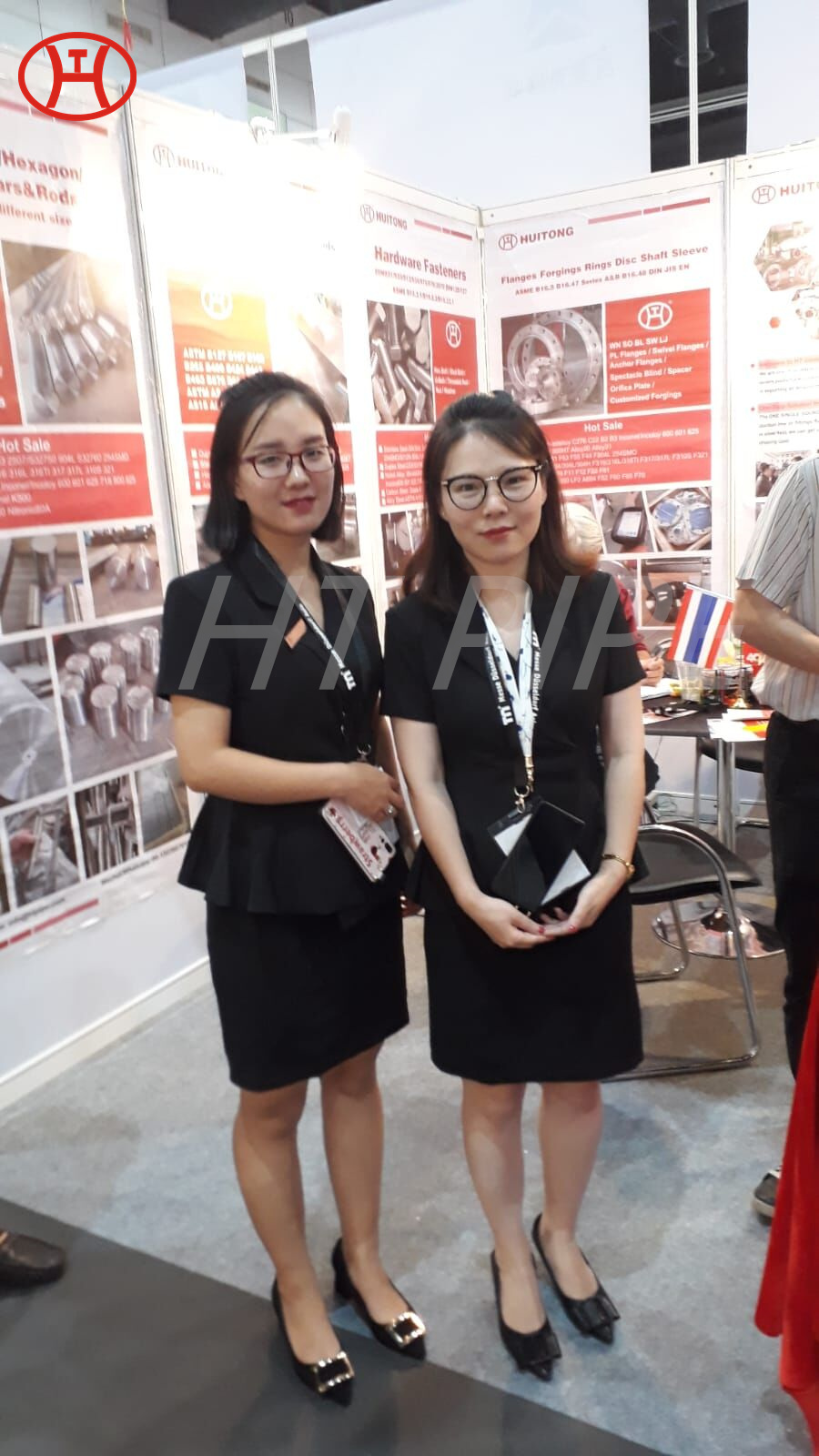 The exhibition of Zhengzhou Huitong nickel alloy inconel 600 601 718 625 pipe fittngs