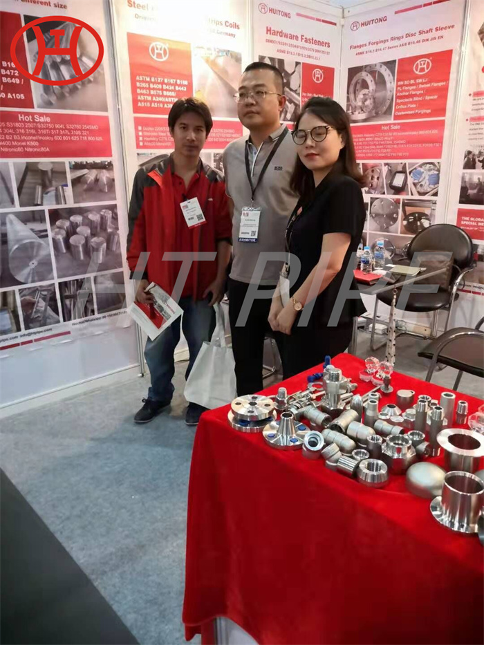 The exhibition of Zhengzhou Huitong pipe fittings 347 S34700 tees