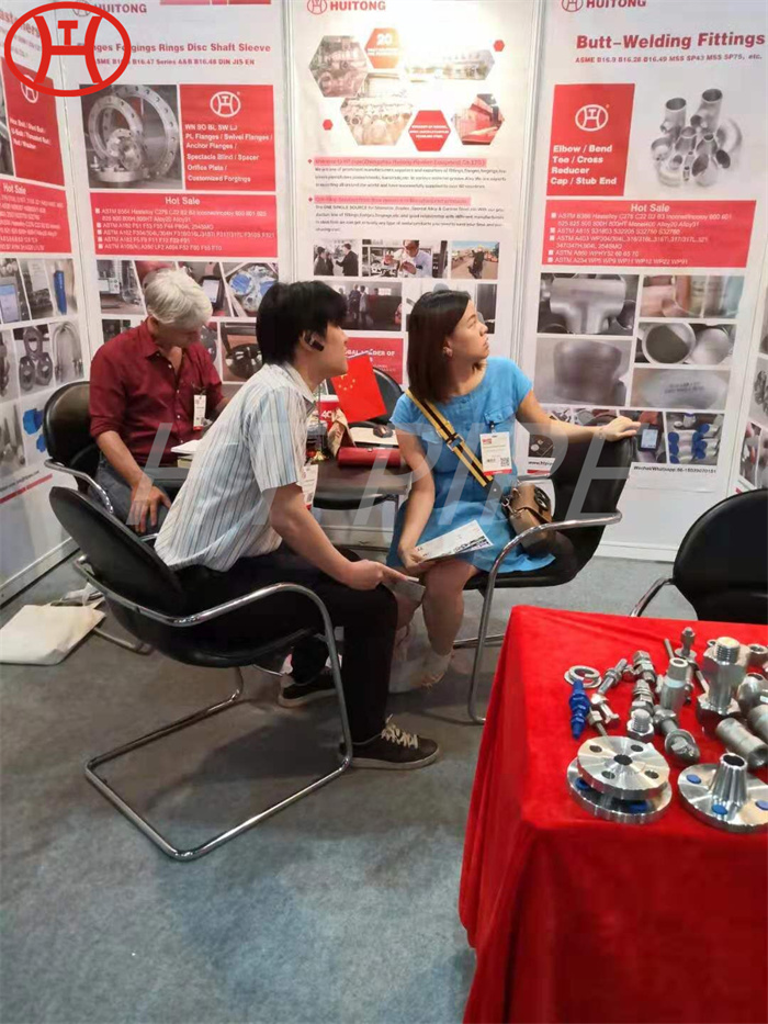 The exhibition of Zhengzhou Huitong pipe fittings 347 tees