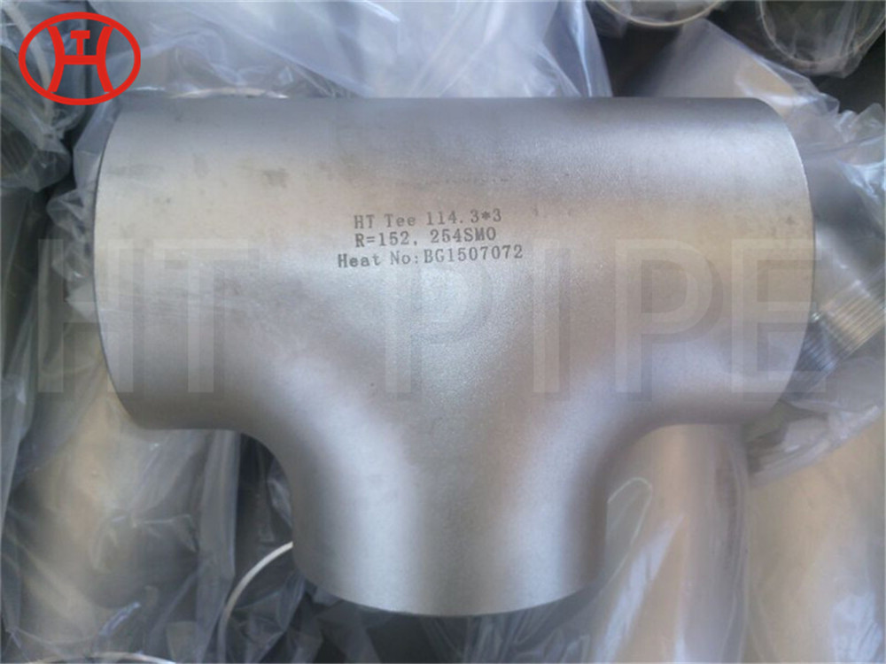 ASTM A403 ASME B16.9 S31254 Reducing Tees