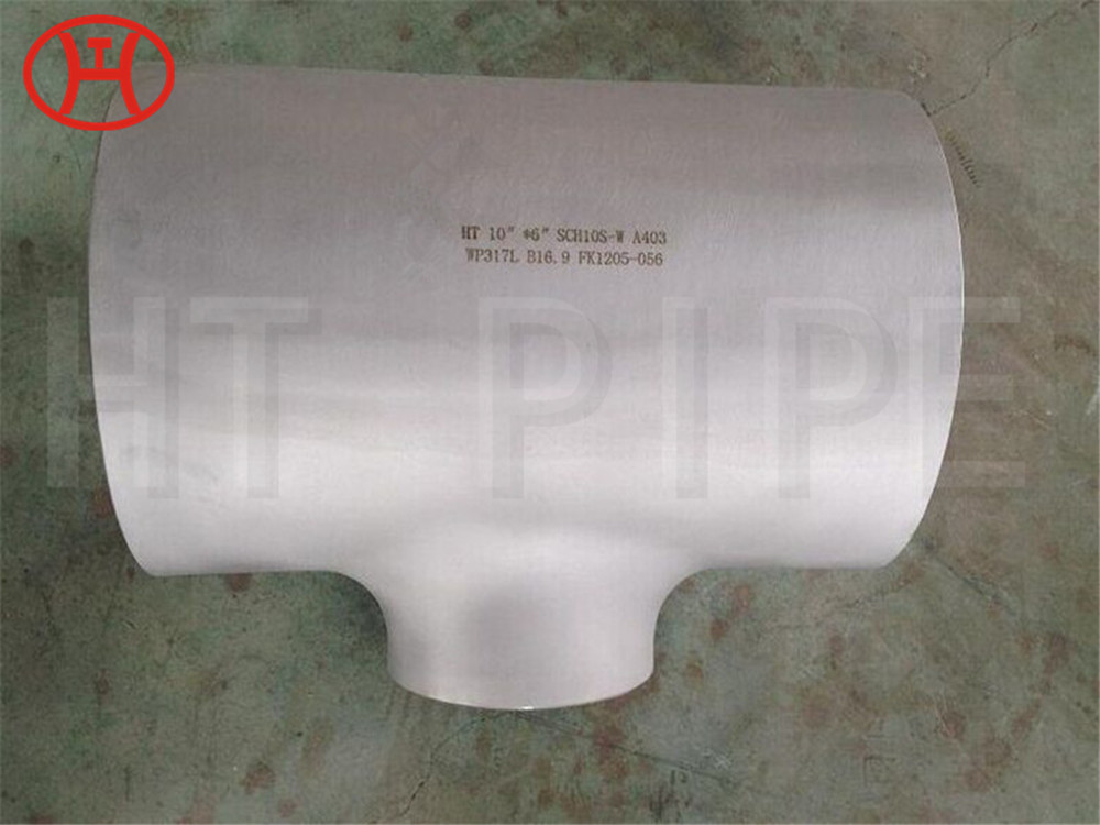 ASTM A403 ASME B16.9 WP317L Fittings Reducing Tees