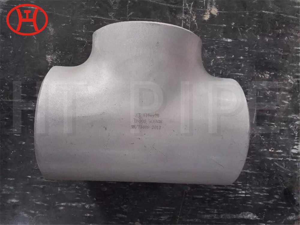 Butt Welding Alloy 20 ASME B16.9 Equal Tees