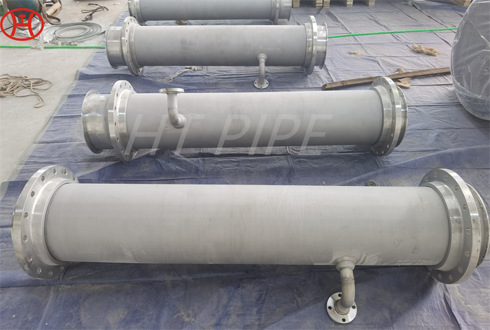 Monel 400 2.4360 pipes with BL flanges and elbows