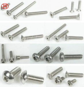 Inconel 600 합금 600 2.4816 육각 소켓 헤드 볼트