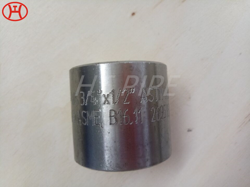 Solution heat treatment316 Stainless Steel Socket Threaded Fittings NPT SUS316 cap