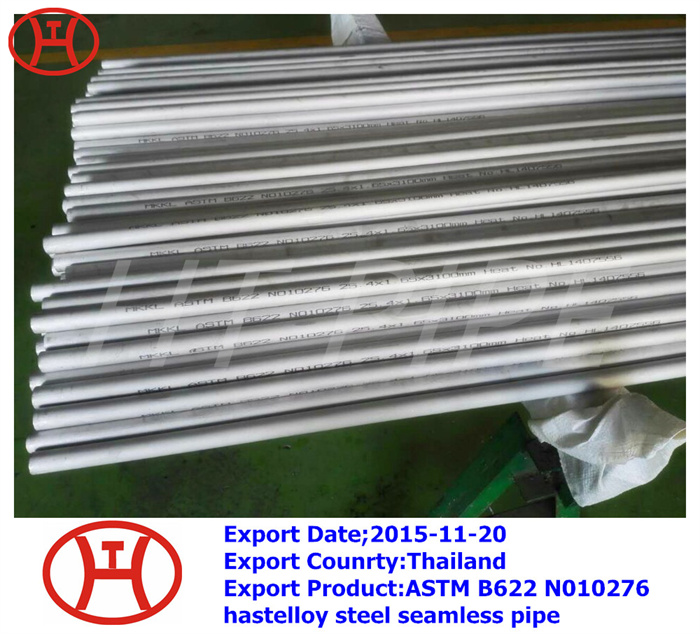 tubos y tuberias de material ASTM B622 hastelloy c276 2.4819