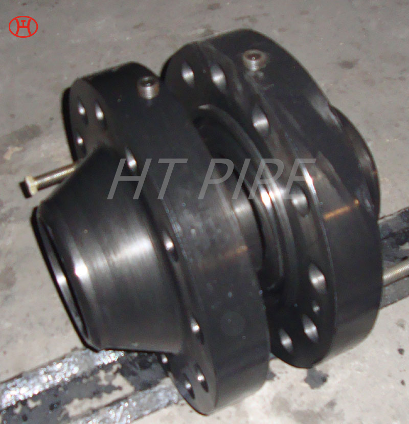 Foto bahan baku flensa stainless steel sebelum diproduksi