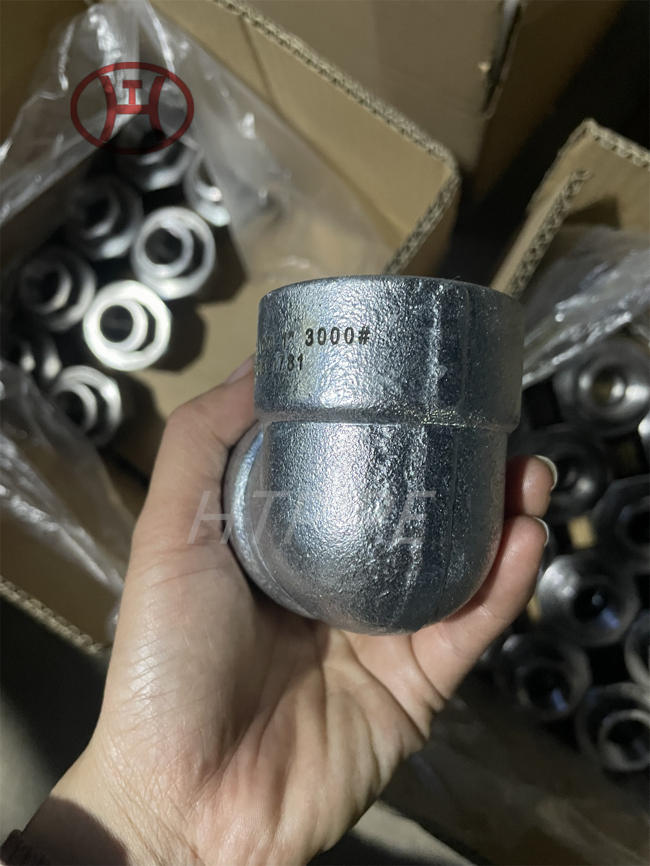 A182 F5 F9 F11 F22 F91 forged fitting 3000psi NPT  90 dgree elbow