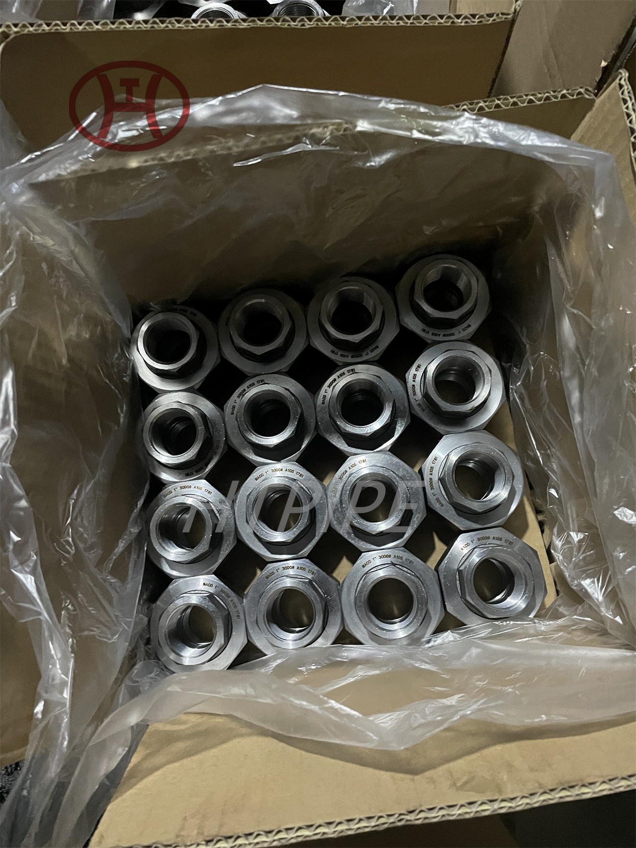 A182 F5 F9 F11 F22 F91 forged fitting 3000psi NPT  union