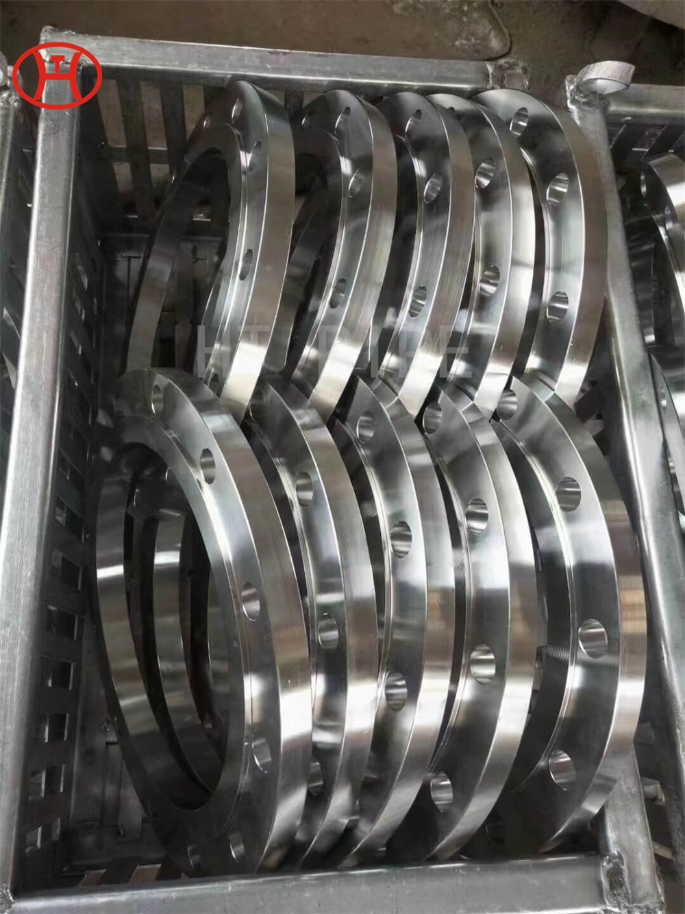 Flensa stainless steel yang ditempa kustom